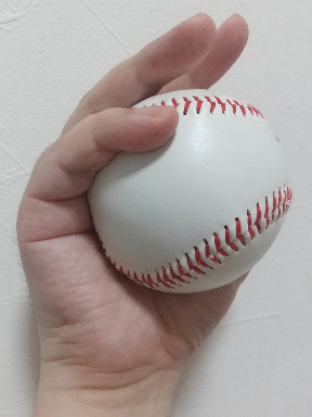 左面から見たサークルチェンジの握り方